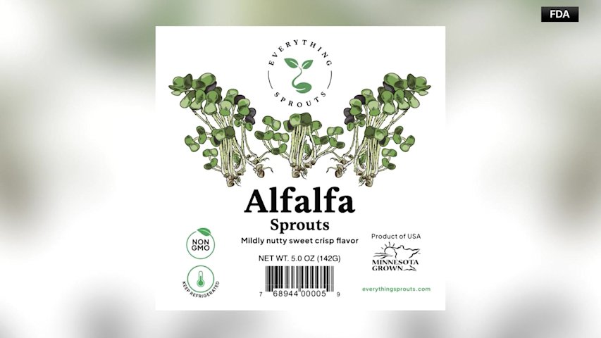 Video thumbnail for Everything Sprouts recall linked to E. coli, salmonella outbreak