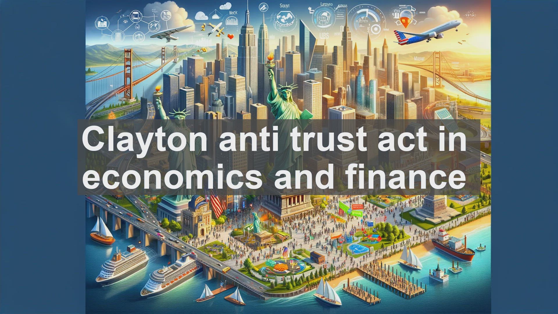 'Video thumbnail for Clayton anti trust act in economics and finance'
