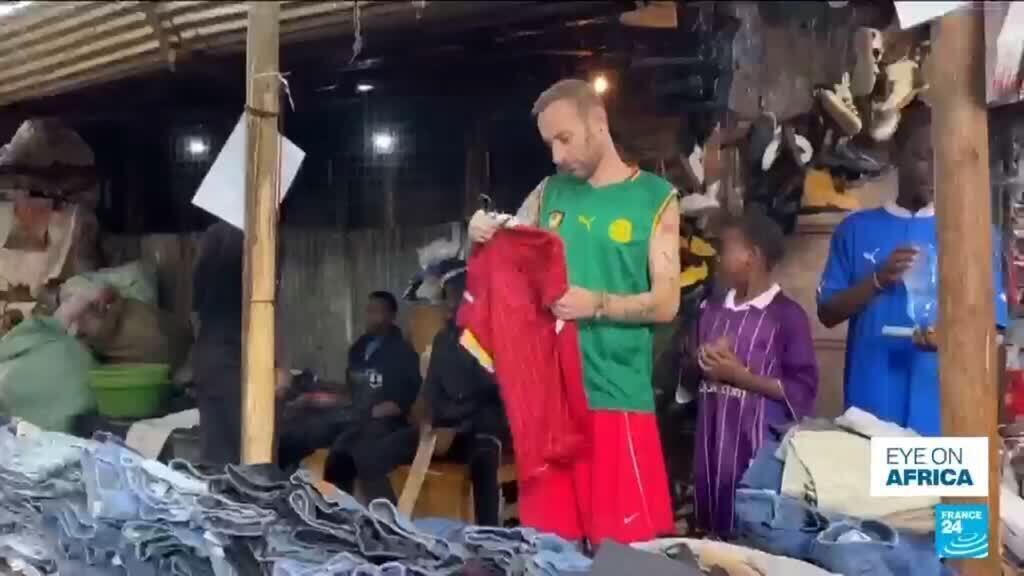 Video thumbnail for Kenya: World Cup fever hits Kibera's second-hand jersey market