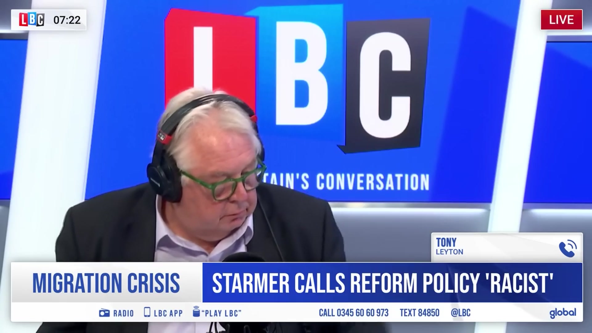'Video thumbnail for ‘Have you even read it?’ LBC callers debate whether Reform’s migration policy is ‘racist’'
