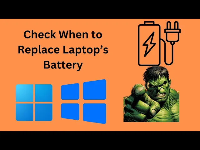 'Video thumbnail for How to Check When to Replace Laptop’s Battery on Windows 11 or 10 | GearUpWindows Tutorial'