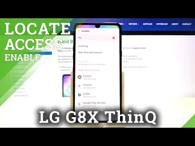 Video thumbnail for How to Disable Location of LG G8X ThinQ - Turn Off LG Location