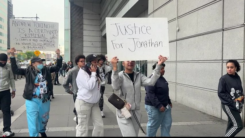 Video thumbnail for TikToker accused in teen's stabbing death misses court hearing