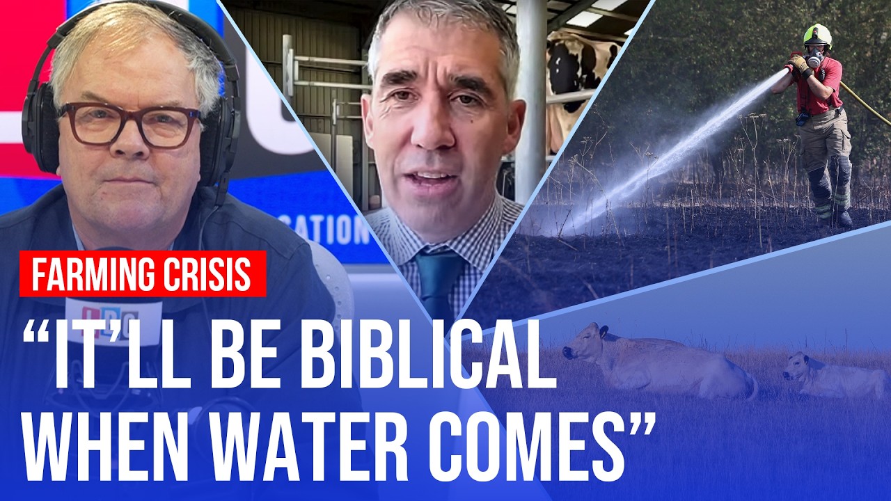 Video thumbnail for British farmers take 'drastic' measures to combat drought