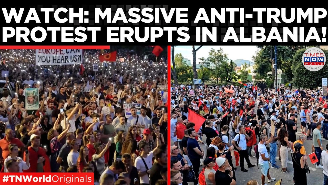 Video thumbnail for 'IVANKA GO HOME': 'Flamingo Revolution' Rallies Hit Day 16 Against Trump Family Resort In Albania