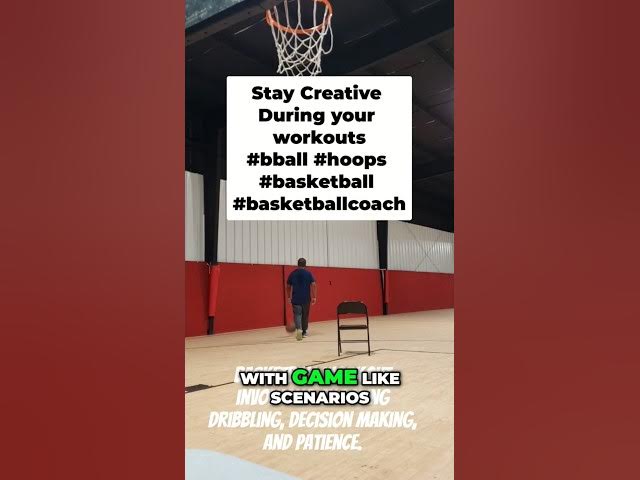 Video thumbnail for Keep Your Workouts Creative with Game Like Scenarios #bball #hoops #basketball #ncaa #shoot4captain