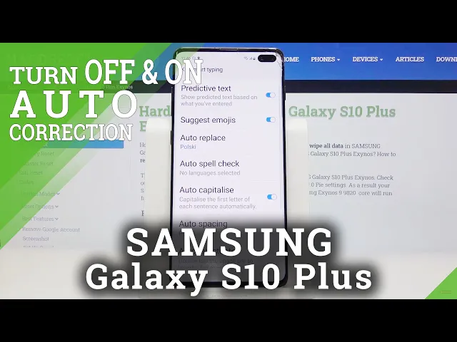 Video thumbnail for How to Activate Auto Correction in Samsung Galaxy S10 Plus?