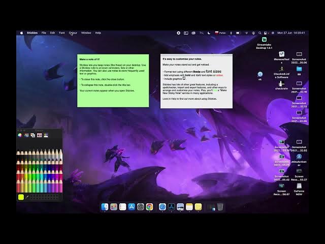 Video thumbnail for MacBook - How To Change Stickies Color