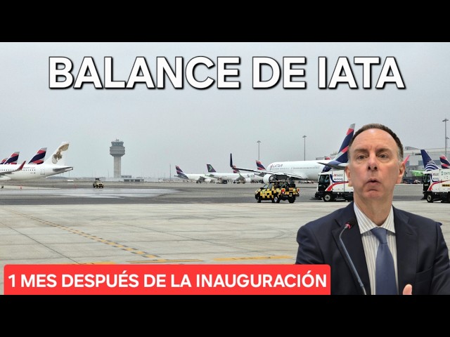 Video thumbnail for 1 MES DESPUÉS: ¿Éxito o Caos? BALANCE de IATA del NUEVO AEROPUERTO de LIMA (Jorge Chávez)