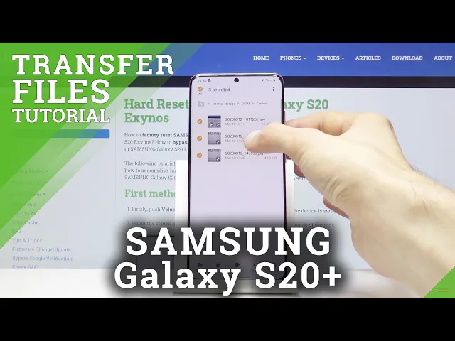 Video thumbnail for How to Move Data from Internal Storage to SD Card on SAMSUNG Galaxy S20