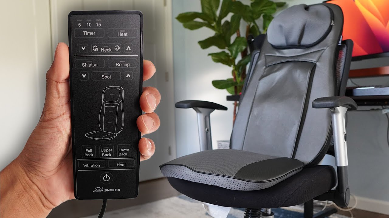 Video thumbnail for Testing Out The Snailax Shiatsu Neck & Back Massager