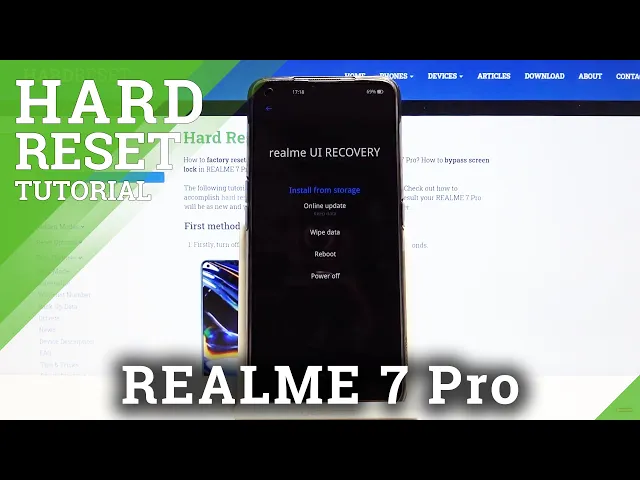 Video thumbnail for Hard Reset REALME 7 Pro – Wipe Data by Recovery Mode