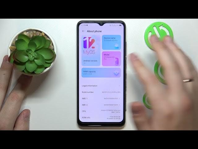 Video thumbnail for How to Check the Amount of Random Access Memory on ZTE Blade A53 Pro - Seeing RAM Specs