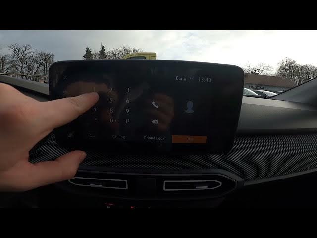 Video thumbnail for How to Make Phone Calls via Bluetooth in Dacia Sandero III ( 2021 – now ) | Dial a Number
