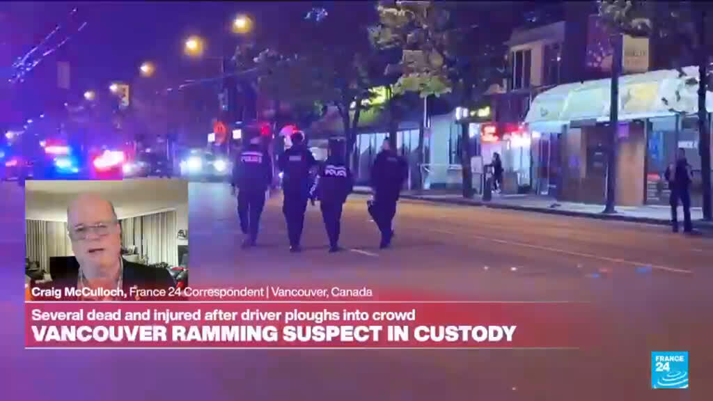 Video thumbnail for Police say vehicle hitting Vancouver crowd 'not an act of terrorism'