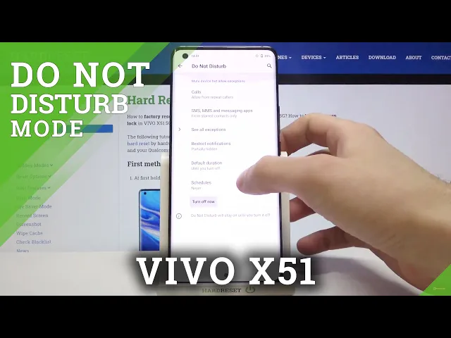 Video thumbnail for How to Enable DND Mode in VIVO X51 5G – Silent Mode