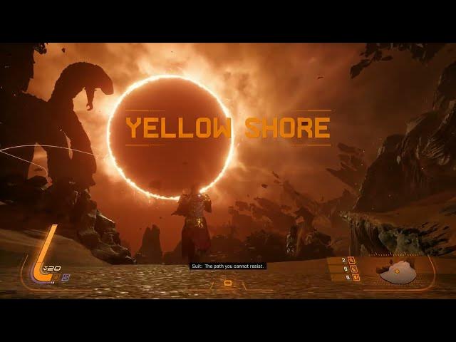 Video thumbnail for Saros - Yellow Shore: Reach Shore: "No Second Chance" Nitya Holocache | Defeat Consort | PS5 Pro