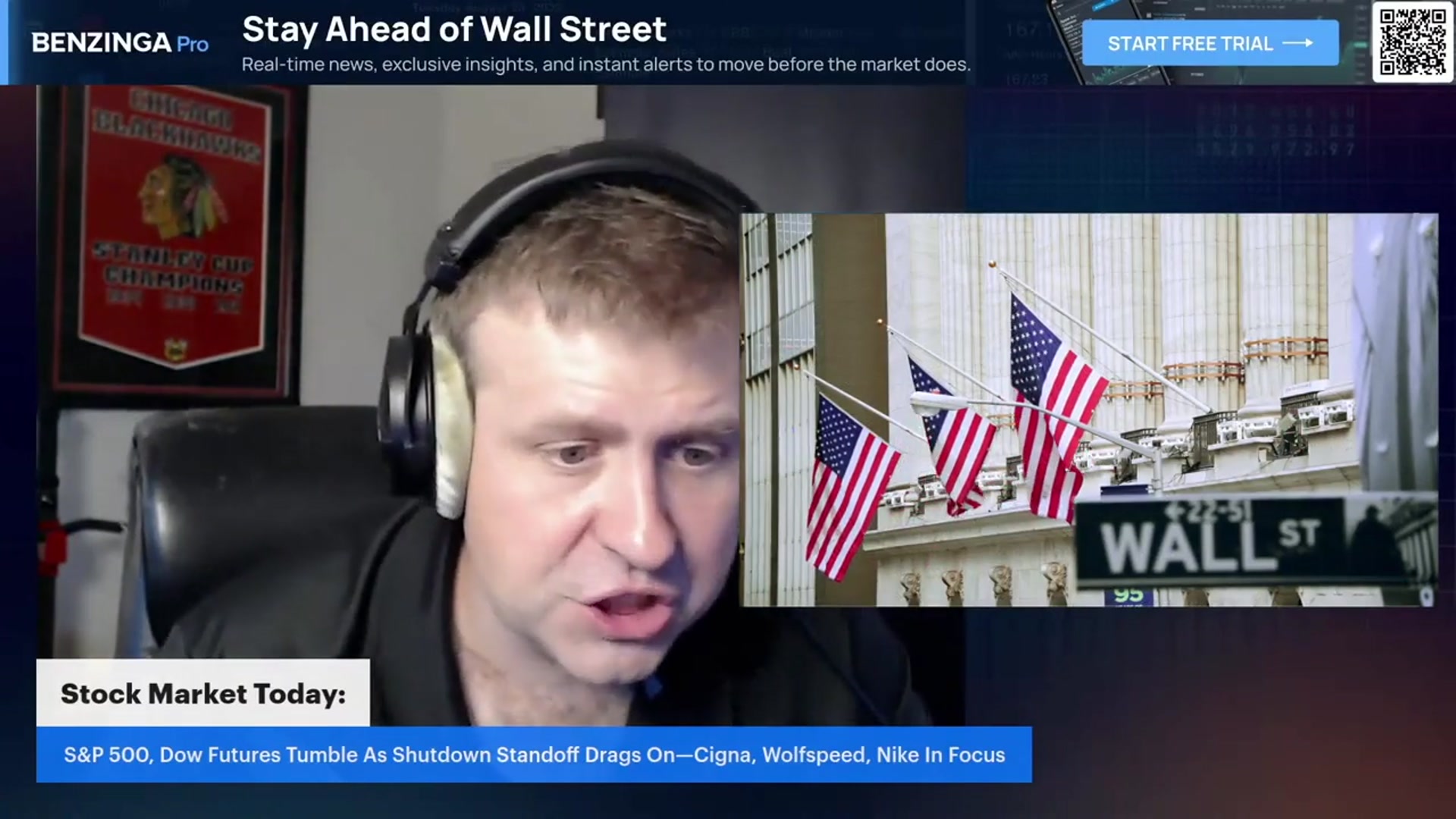 'Video thumbnail for Government Shutdown Drags On, S&P 500, Dow Futures Drop'