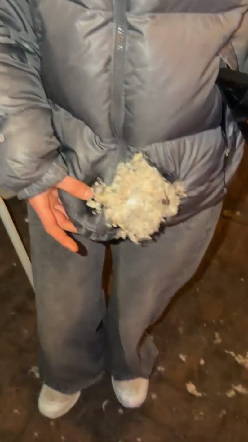 Video thumbnail for Puffer Jacket Explodes in Feathers after Heater Mishap