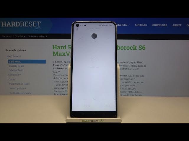 Video thumbnail for How to Start Cleaning on XIAOMI Roborock S6 MaxV Robot Vacuum Mop - Start Vacuuming on Mi Home app