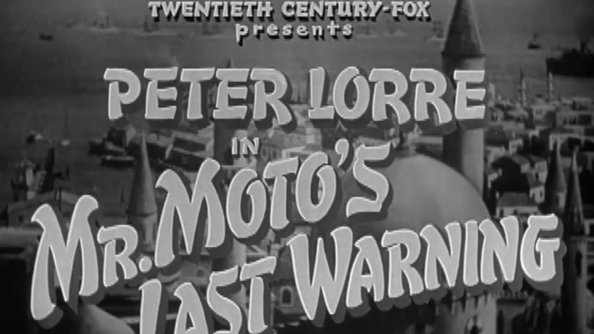Video thumbnail for Mr. Moto's Last Warning (1938)