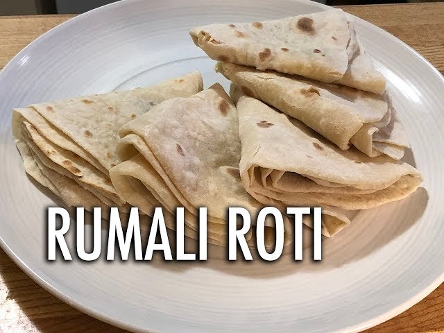 Video thumbnail for Rumali Roti Recipe | Handkerchief Roti | Homemade Indian Breads - Episode 5 | Cooking with Anadi