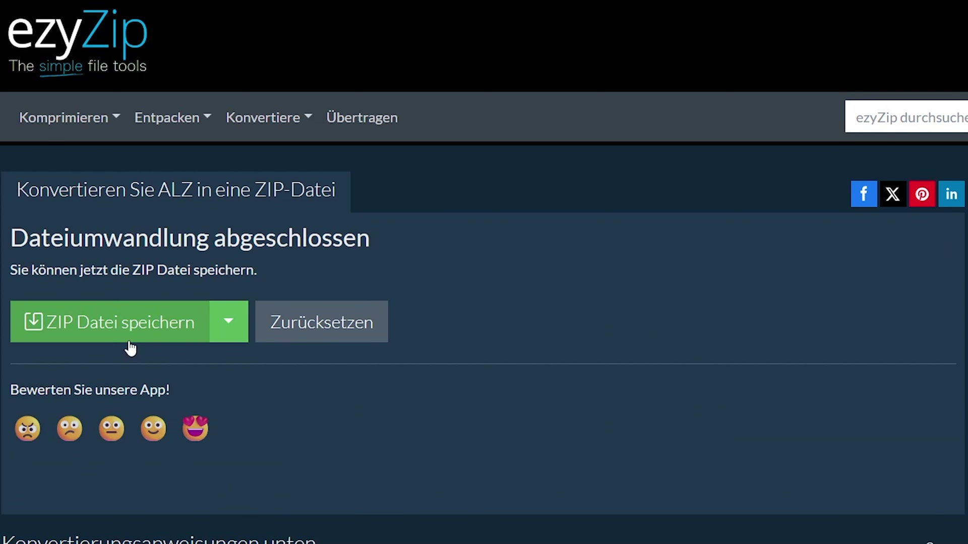 Video thumbnail for 📦 ALZ in ZIP Konvertieren (Kurzanleitung)