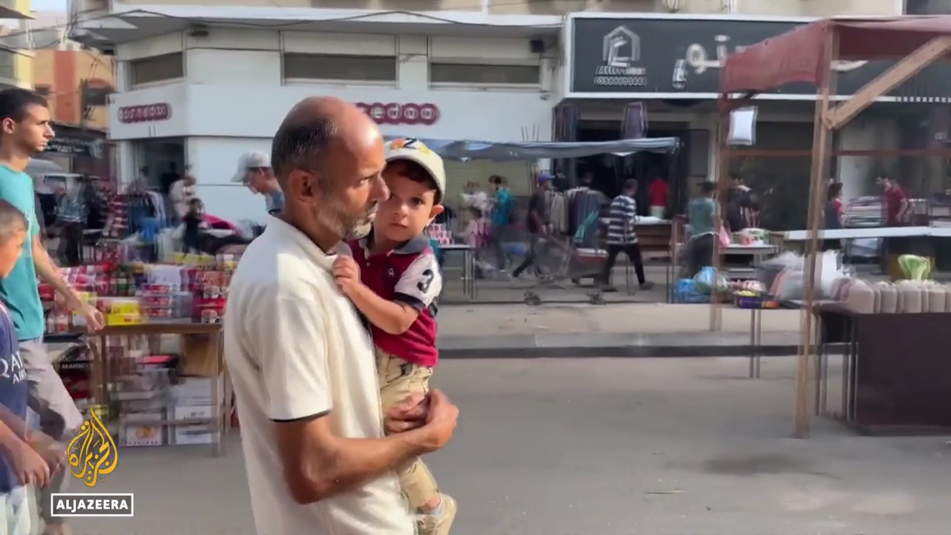 'Video thumbnail for Hope for a ceasefire: Palestinians in Gaza praise progress towards deal'