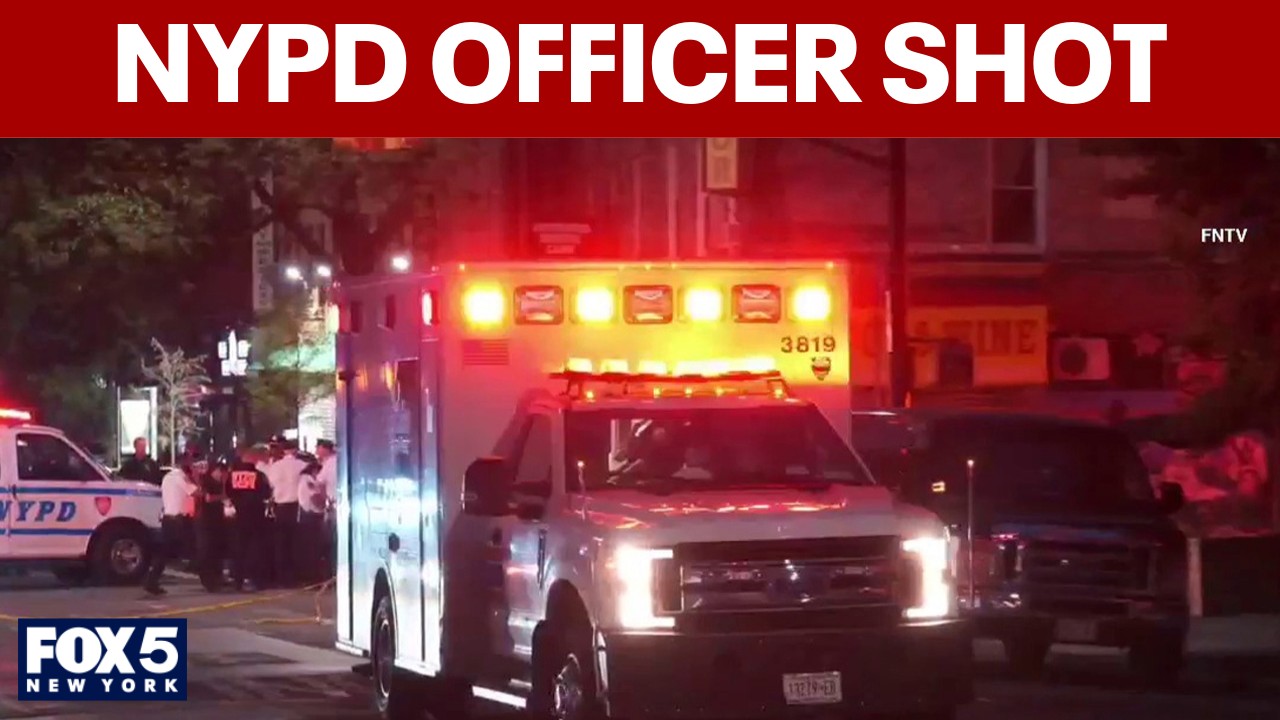 Video thumbnail for NYPD officer shot in Brooklyn; 18-year-old arrested