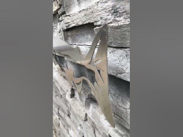 Video thumbnail for Stainless Steel Metal Fish Art and Decor promo