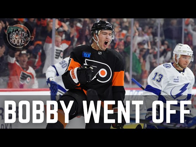 Video thumbnail for Breaking down Bobby Brink's INCREDIBLE game vs. Lightning | Flyers Game Tape