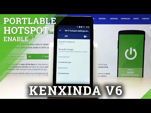 Video thumbnail for How to Create Hotspot in KENXINDA V6 - Portable Hotspot