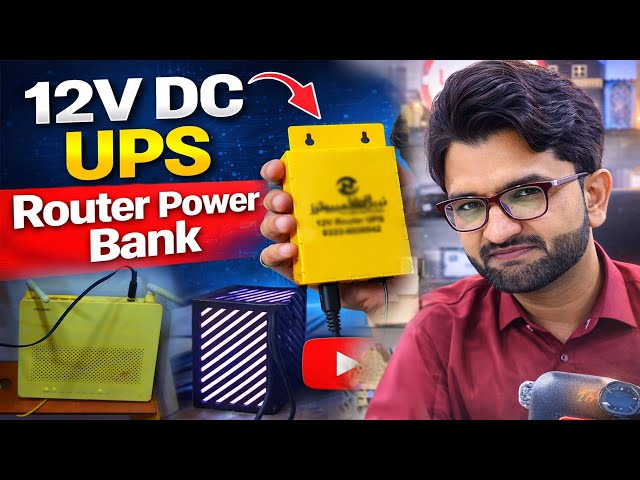 Video thumbnail for Internet Never Goes OFF! How to make a 12V DC Router UPS Power Bank Full Setup & Test