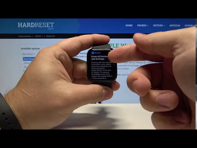 Video thumbnail for How to Factory Data Reset Apple Watch SE - Remove All Data