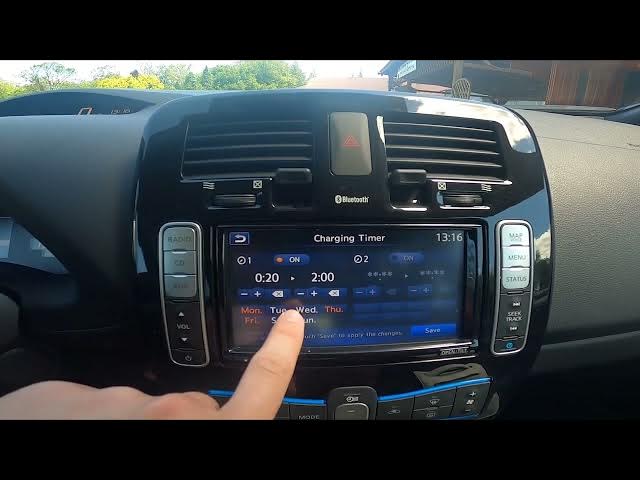 Video thumbnail for How to Set Charging Timer and How to Delete It in Nissan Leaf ( 2011 - 2017 ) | Manage Charging