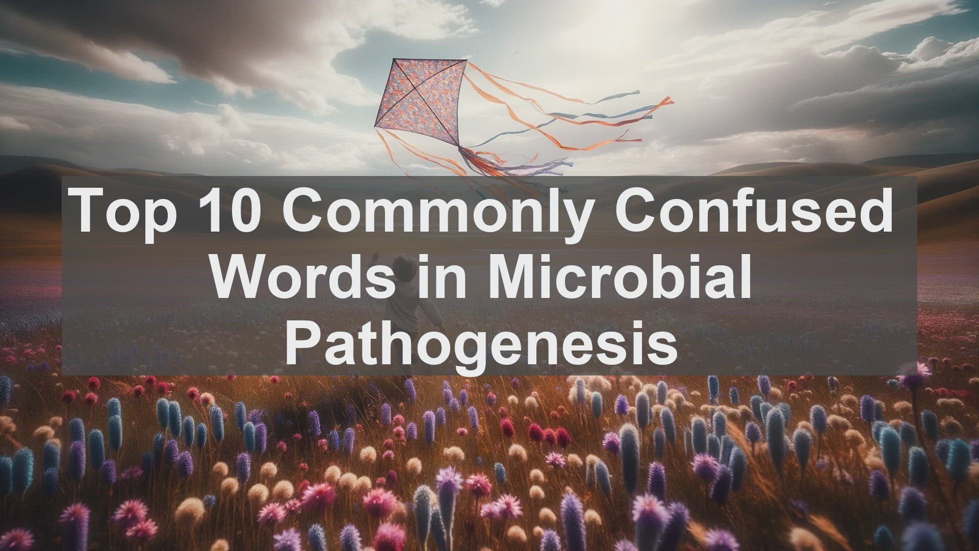 'Video thumbnail for Top 10 Commonly Confused Words in Microbial Pathogenesis'