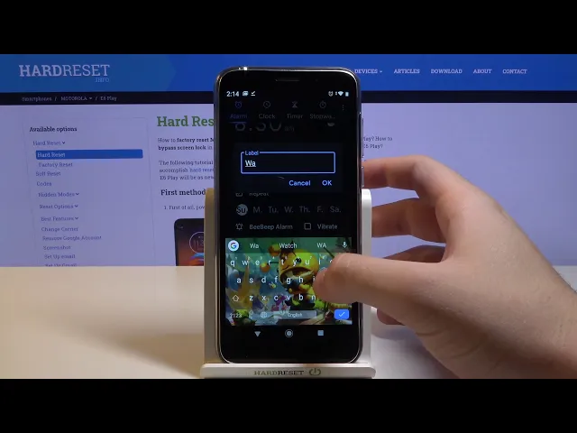 Video thumbnail for How to Add Alarm Clock on MOTOROLA E6 Play? – Customize Alarm Clocks