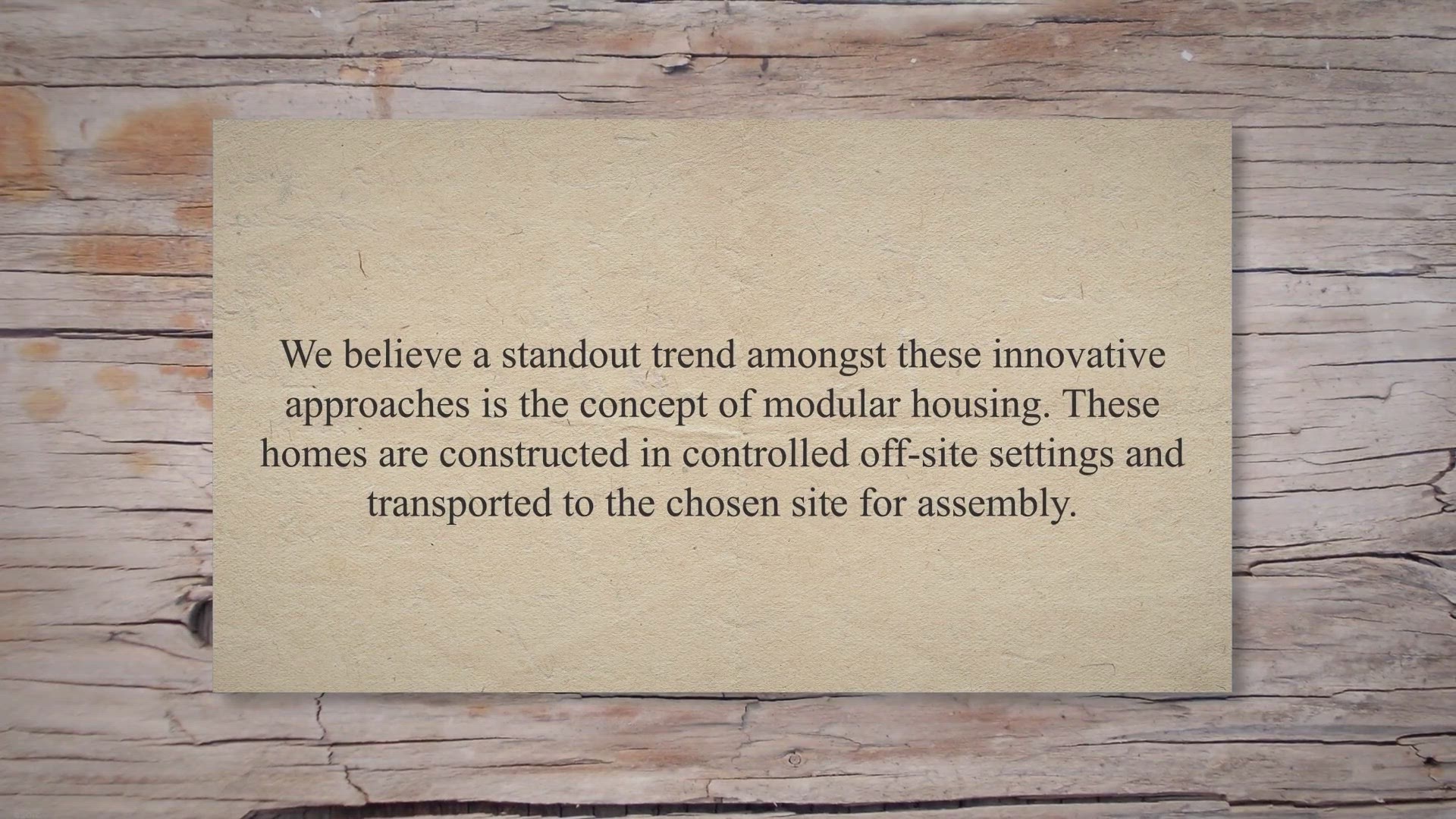 'Video thumbnail for Homebuilding Revolution: Unveiling The Modular Housing Era'