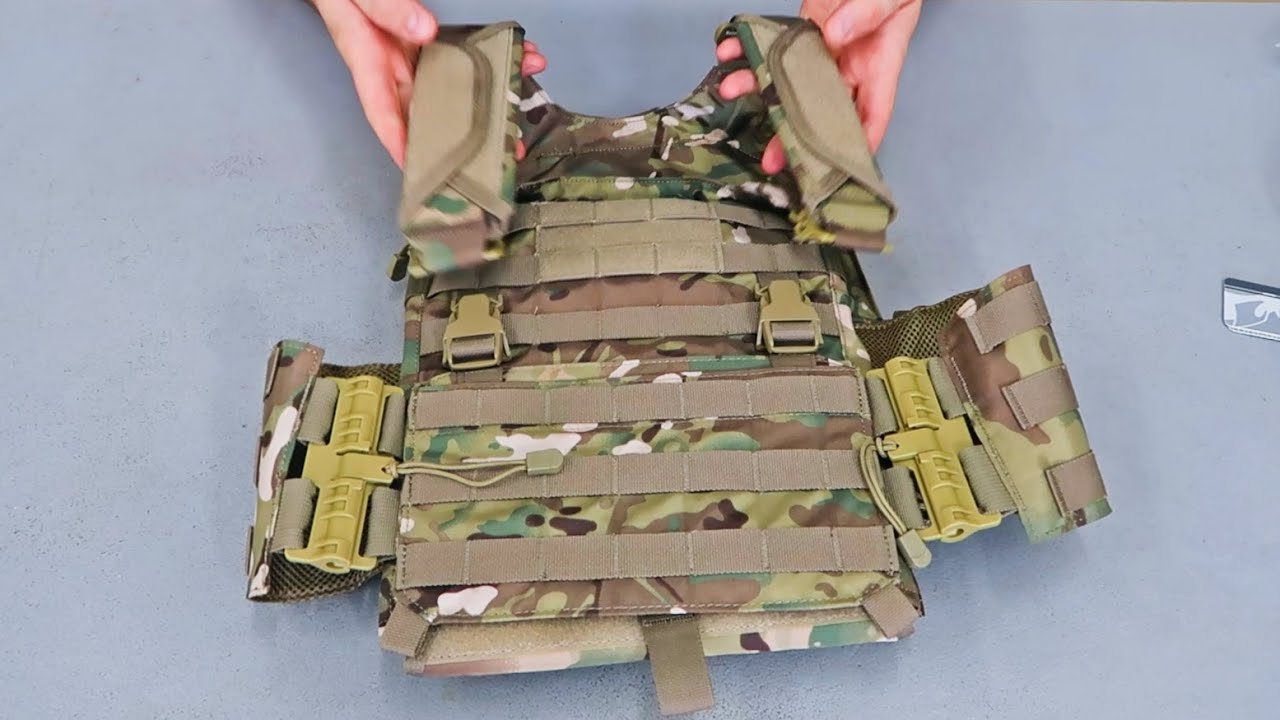 Video thumbnail for Rhino Rescue Tactical Vest Fist Aid Molle System