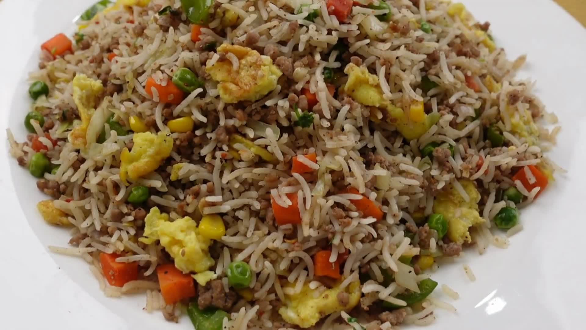 Video thumbnail for Best Beef Fried Rice Recipe