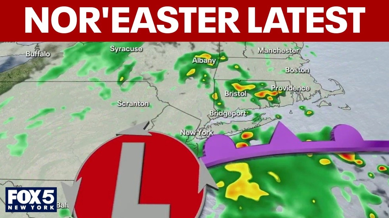 Video thumbnail for NYC, NJ nor'easter 2 p.m. update: Calm before the storm