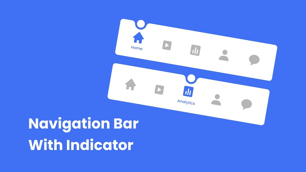 'Video thumbnail for Create Navigation Menu Bar with Indicator in HTML CSS & JavaScript _ Tab Bar'
