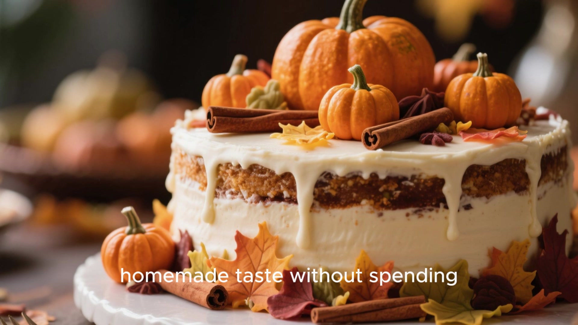 Video thumbnail for Pumpkin Pie Angel Food Cake  Easy Fall Dessert