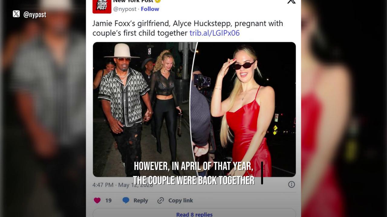 Video thumbnail for Jamie Foxx expecting third child.