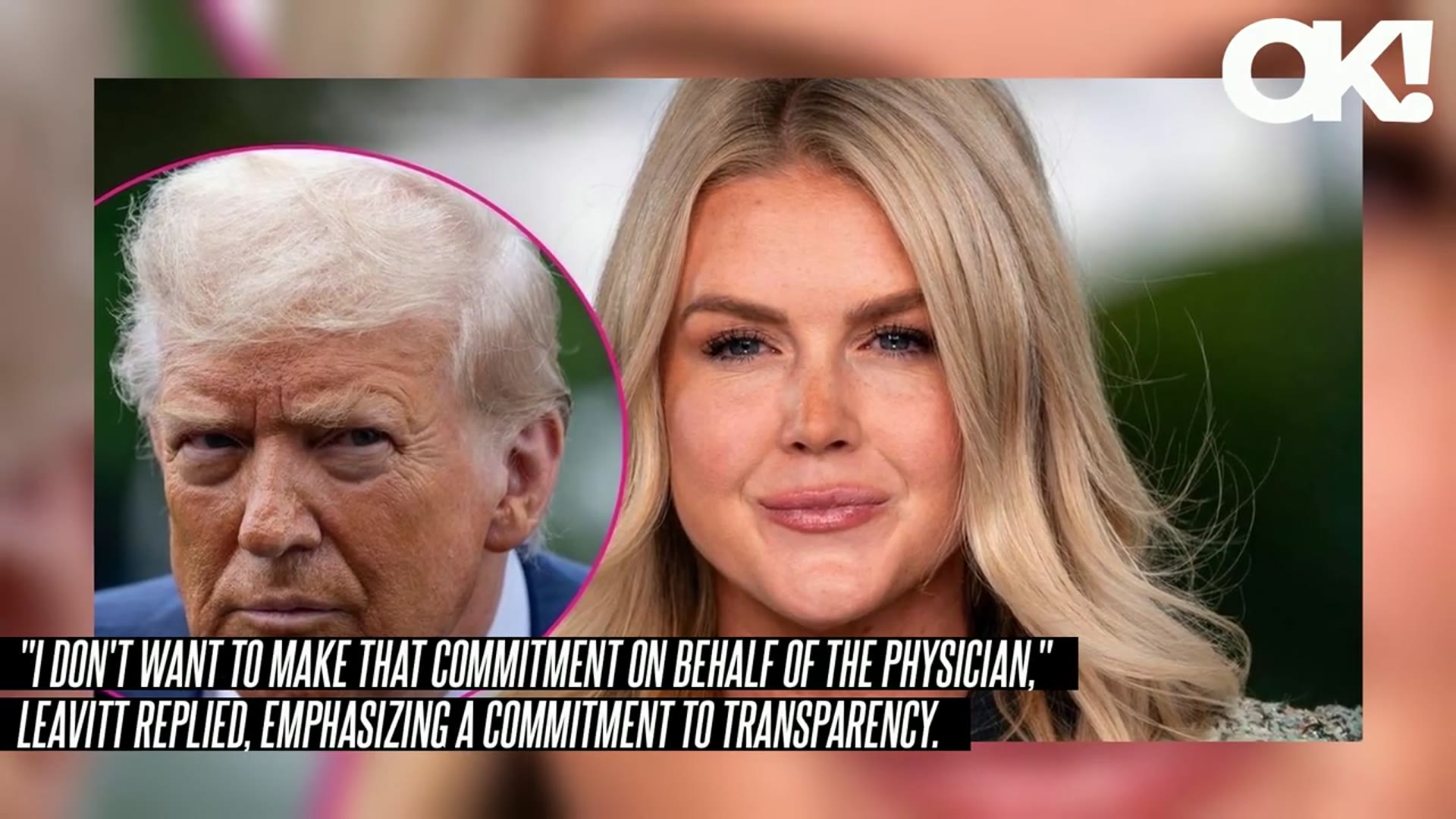 'Video thumbnail for Karoline Leavitt Defends Donald Trump's Bruised Hands and Cankles: 'Nothing to Hide''
