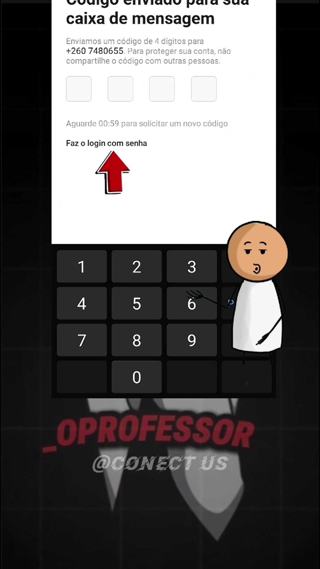 Video thumbnail for Como realizar o login em uma conta cut da Zâmbia