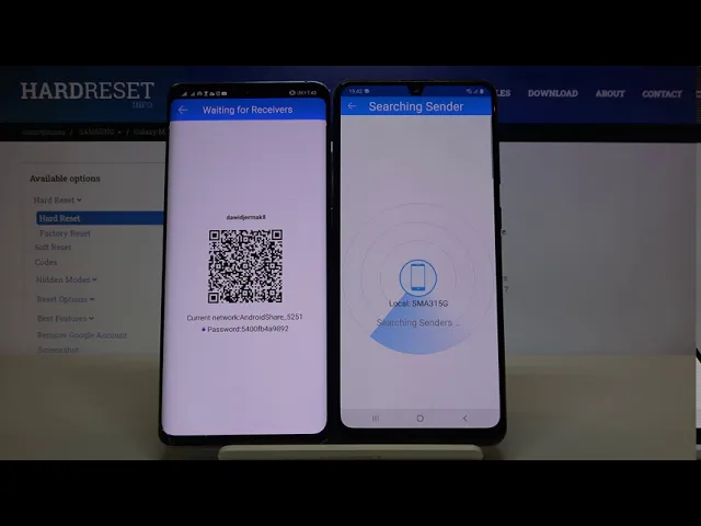 Video thumbnail for Transfer Data from Android Phone to Samsung Galaxy M31 | Move Files
