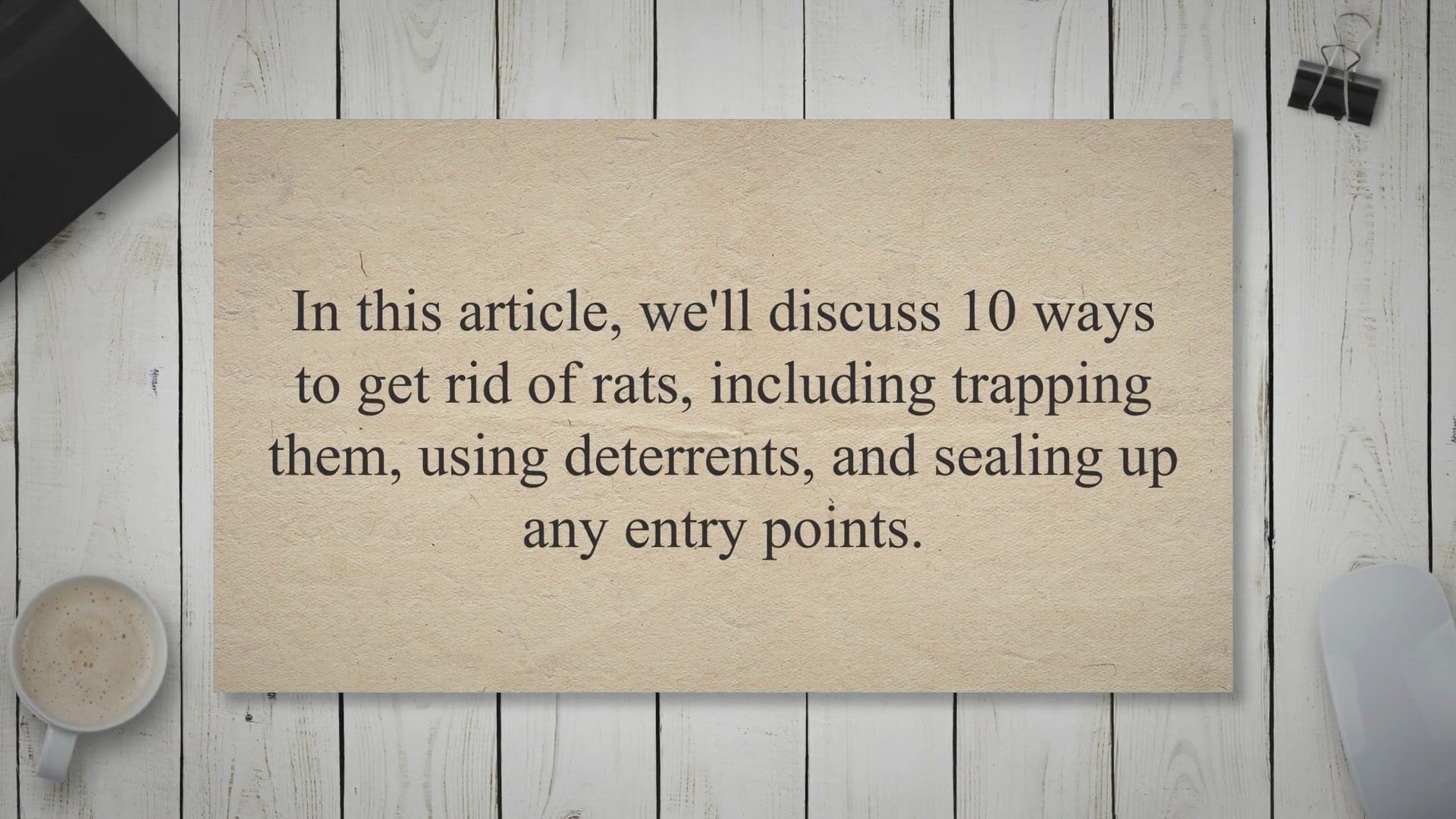 Video thumbnail for 10 Ways to Get Rid of Rats: A Complete Guide
