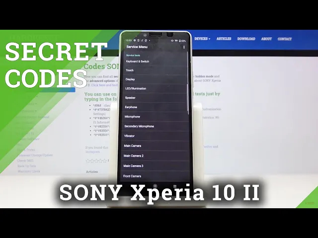 Video thumbnail for Sony Xperia 10 II Secret Codes
