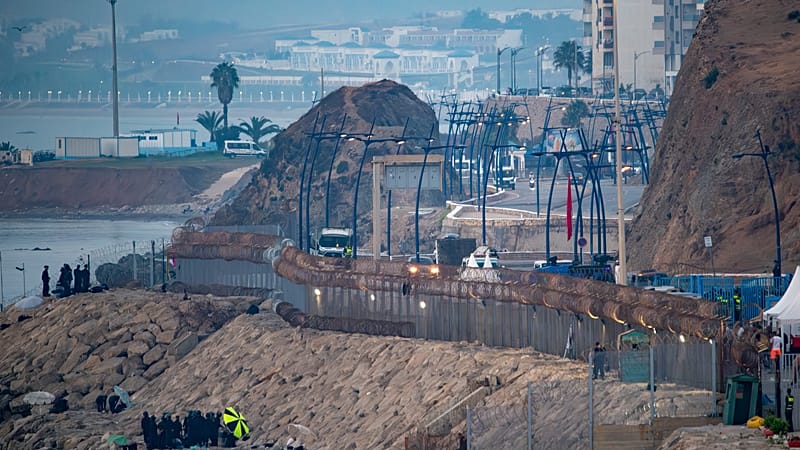 Video thumbnail for Protests erupt in Ceuta over border security and migration fears